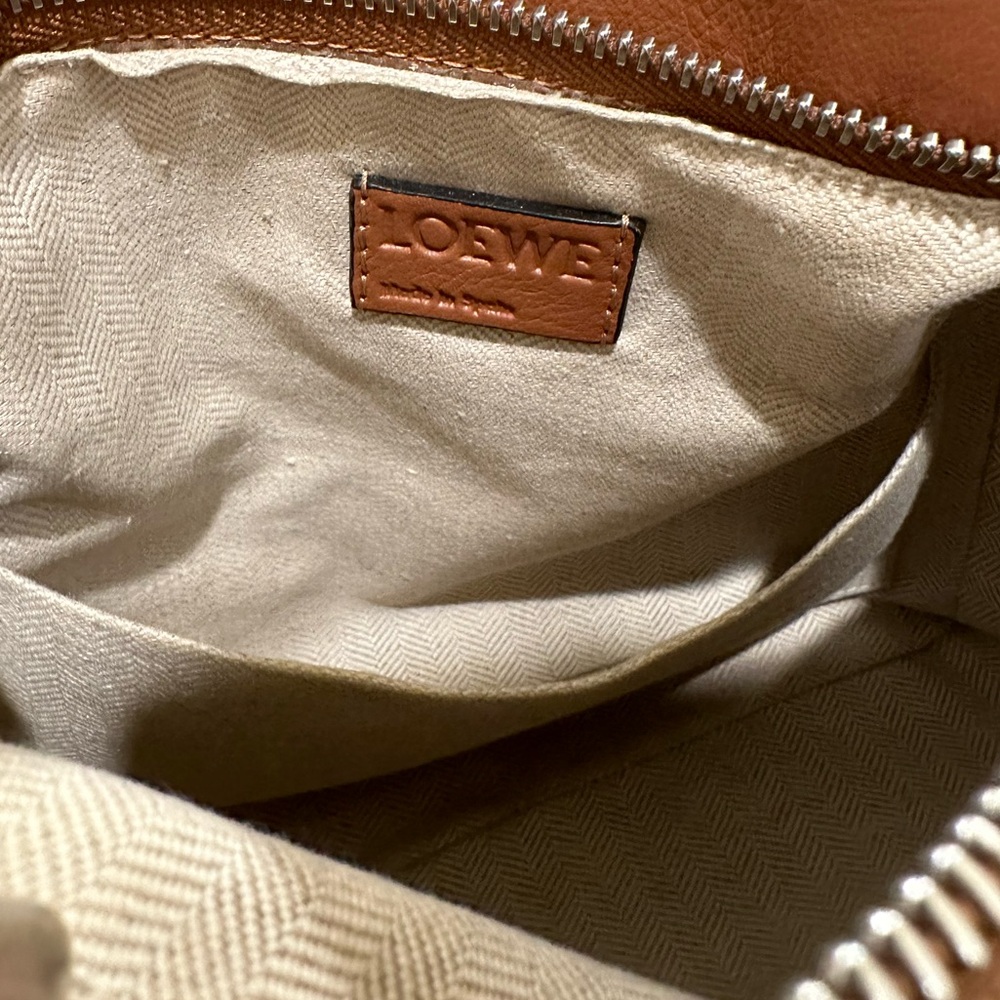 Loewe Small Puzzle Tan Calfskin Silver Hardware - Picture 4 of 8
